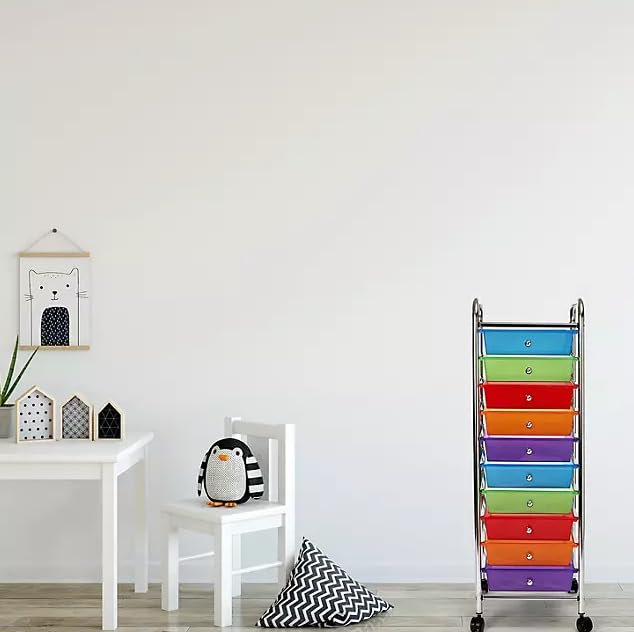 10 Drawer Rolling Storage Cart Z775