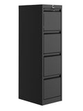 4 Drawer Metal File Cabinet with Lock D465