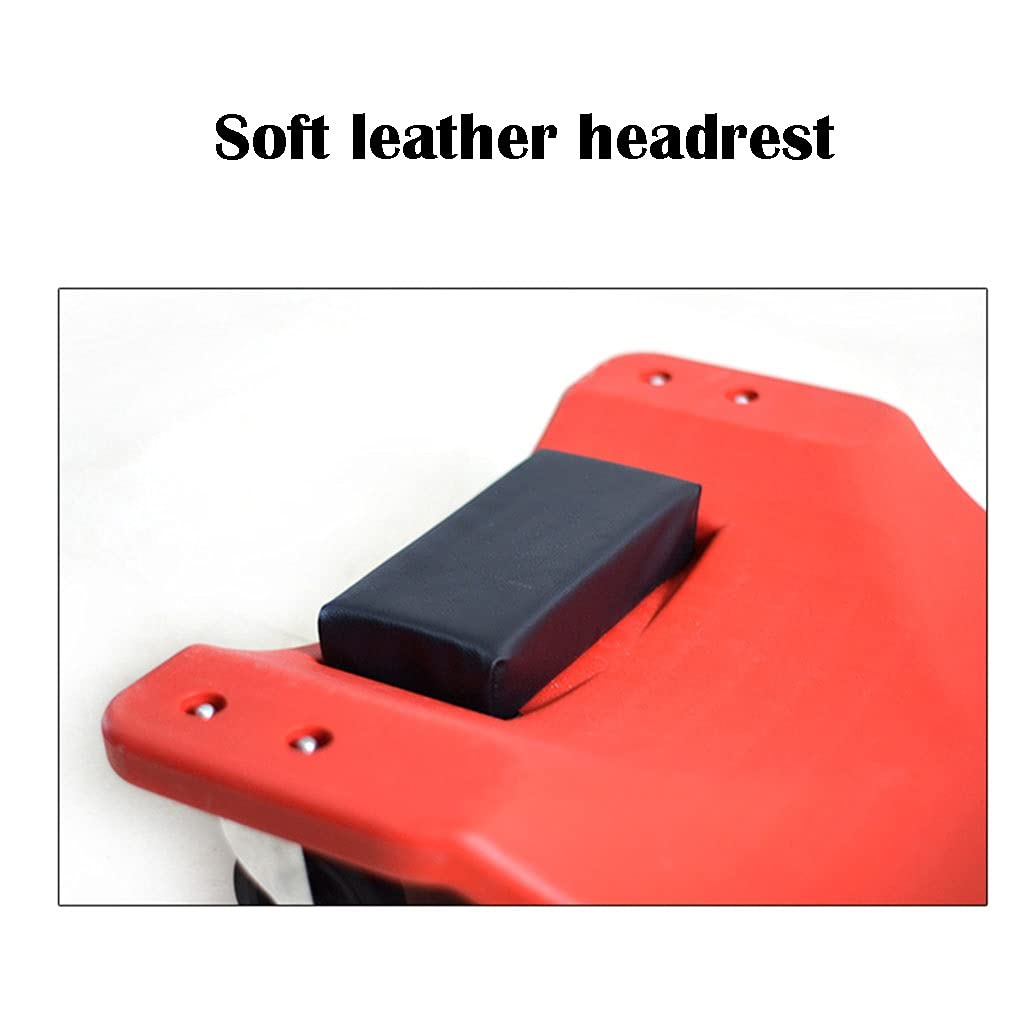 Rolling Garage Shop Creeper with Padded Headrest and 6 Casters F131