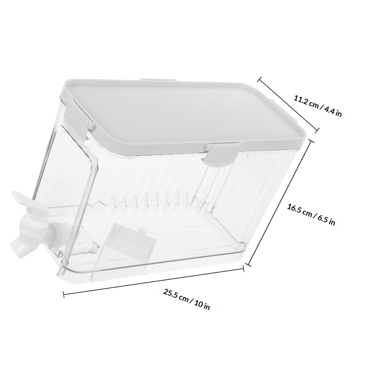 Refrigerator Water Jug with Faucet Large Capacity Beverage Dispenser U267