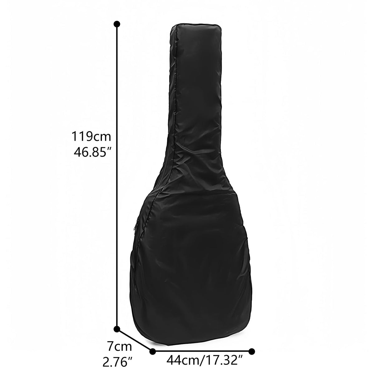 Black Waterproof Electric Guitar Bag Rain Cover D9170