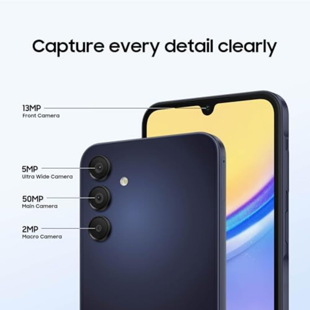 Unlocked Android Smartphone 128GB AMOLED Display Blue Black P751