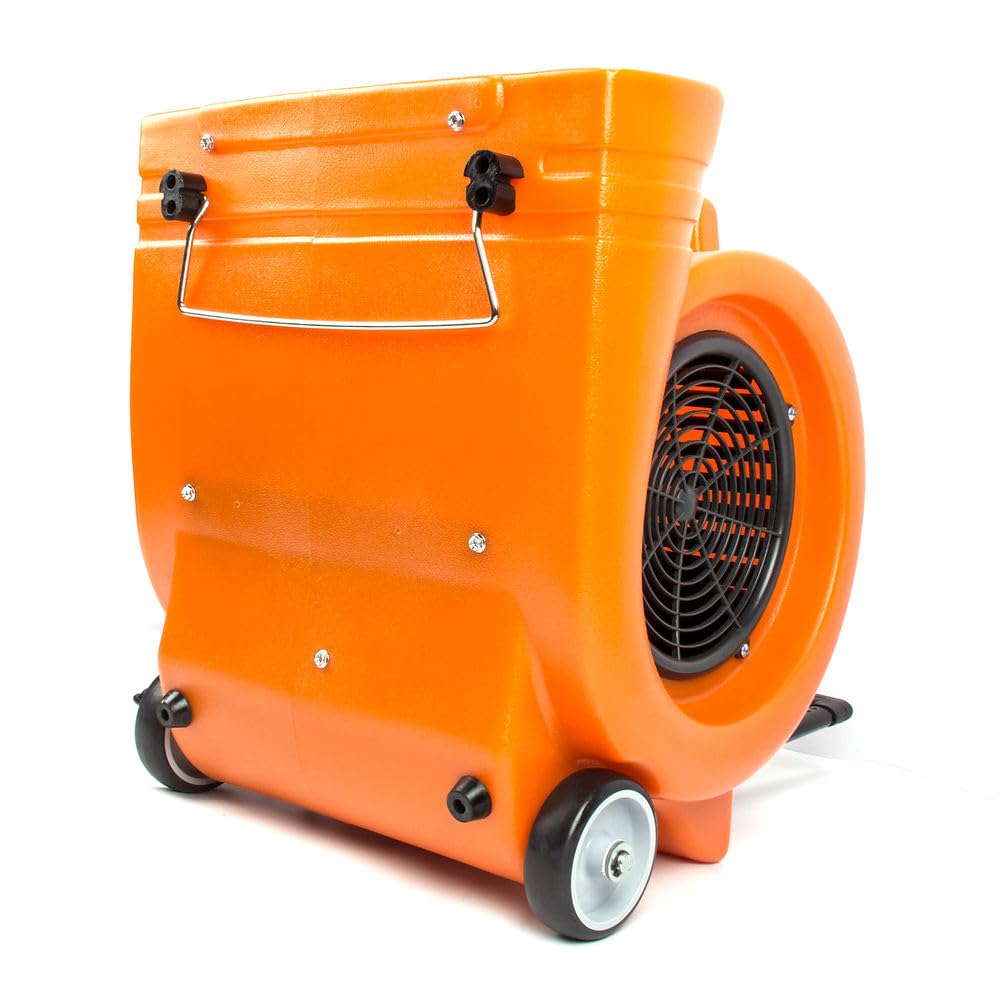 3-Speed 1.3HP 5000 CFM Air Mover Floor Dryer with Telescopic Handle S888