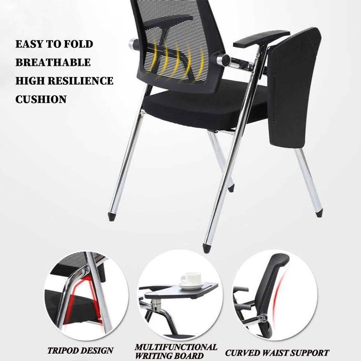 Mesh Ergonomic Office Chair with Cup Holder P462