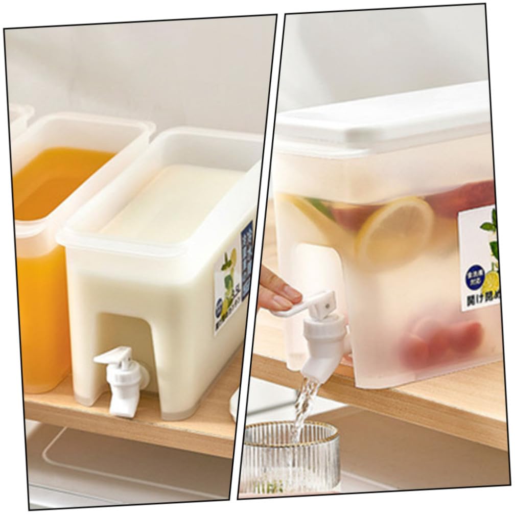 White 3.5L Water Jug with Faucet U723