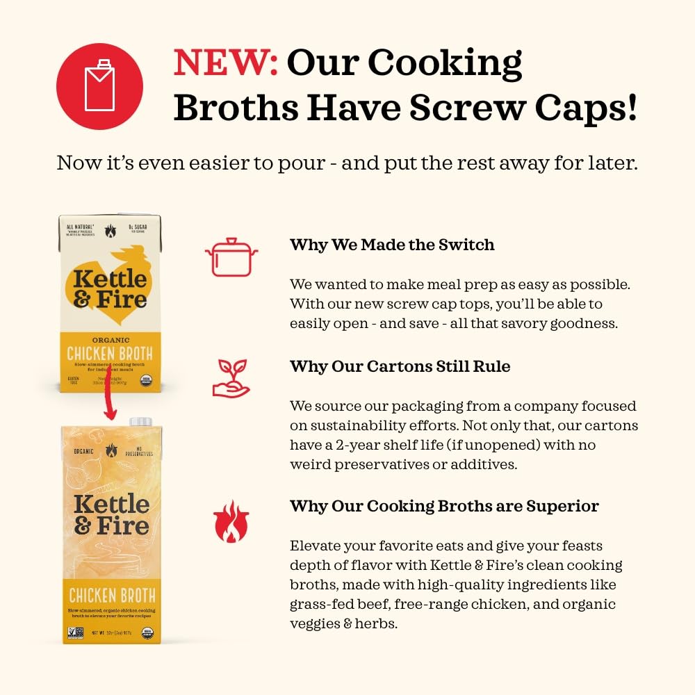 Low Sodium Chicken Broth Pack of 4 Organic 32 oz O386