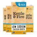 Low Sodium Chicken Broth Pack of 4 Organic 32 oz O386