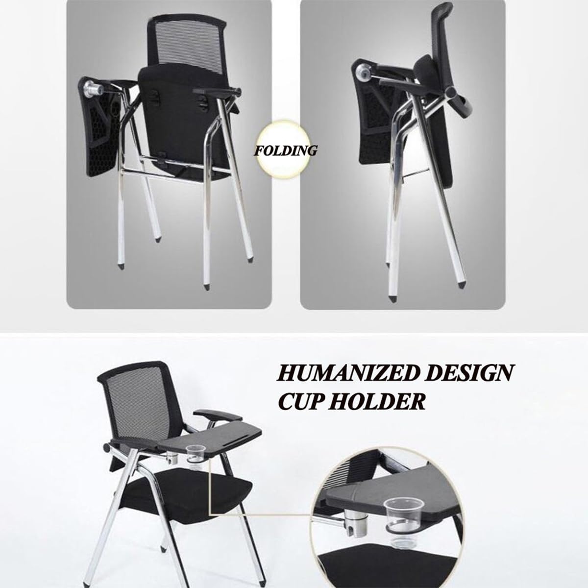 Mesh Ergonomic Office Chair with Cup Holder P462