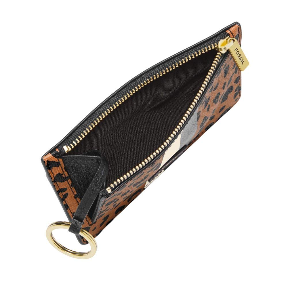 Brown Leather Small Crossbody Handbag F5403