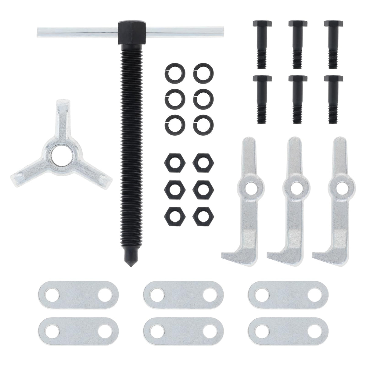2.36 Inch Adjustable High Carbon Steel 3-Jaw Gear Puller Tool T16550