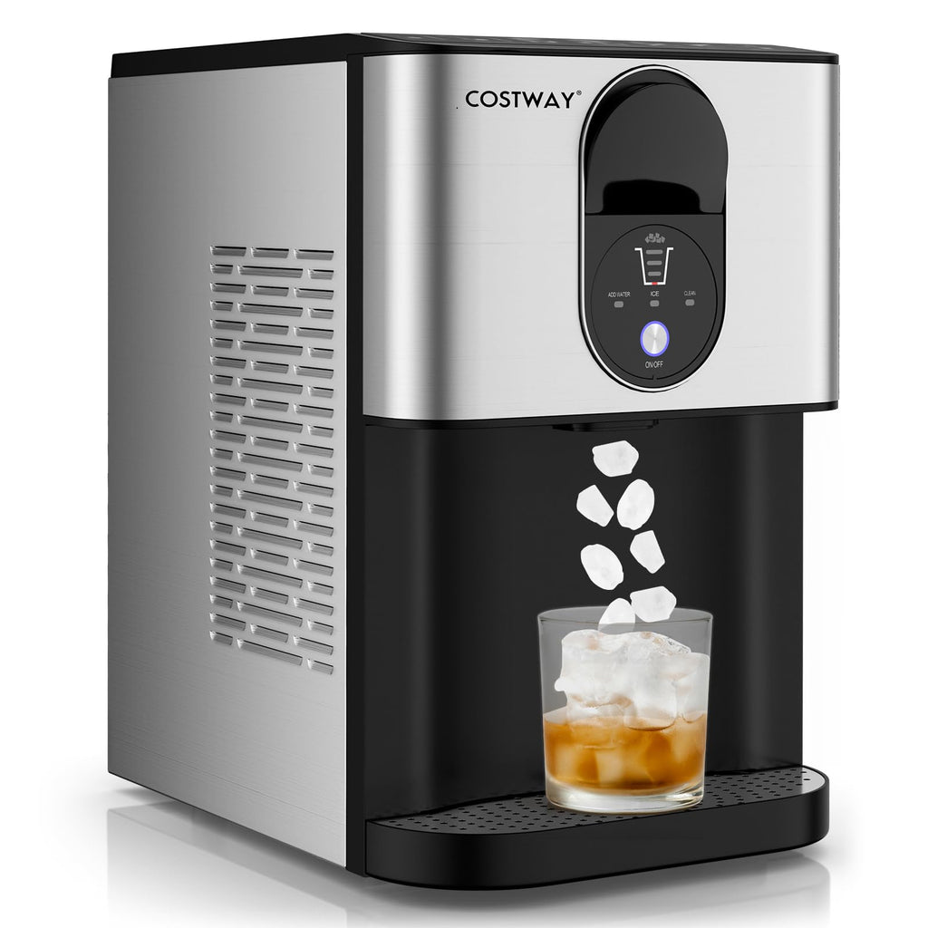 Self Dispensing Nugget Ice Maker Countertop 56Lbs/24H H10115