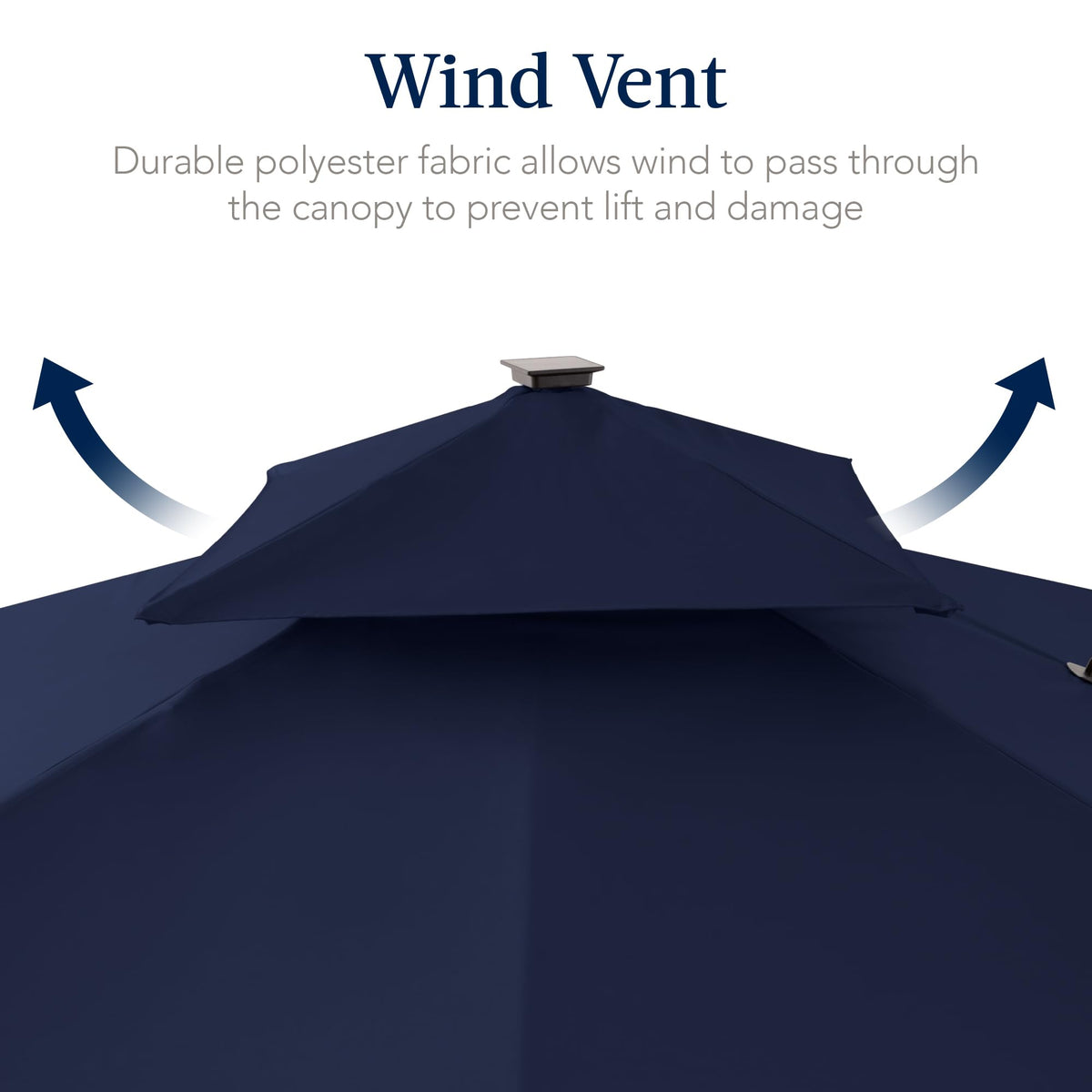 12x12ft LED Cantilever Patio Umbrella with Base and 360° Rotation F56827