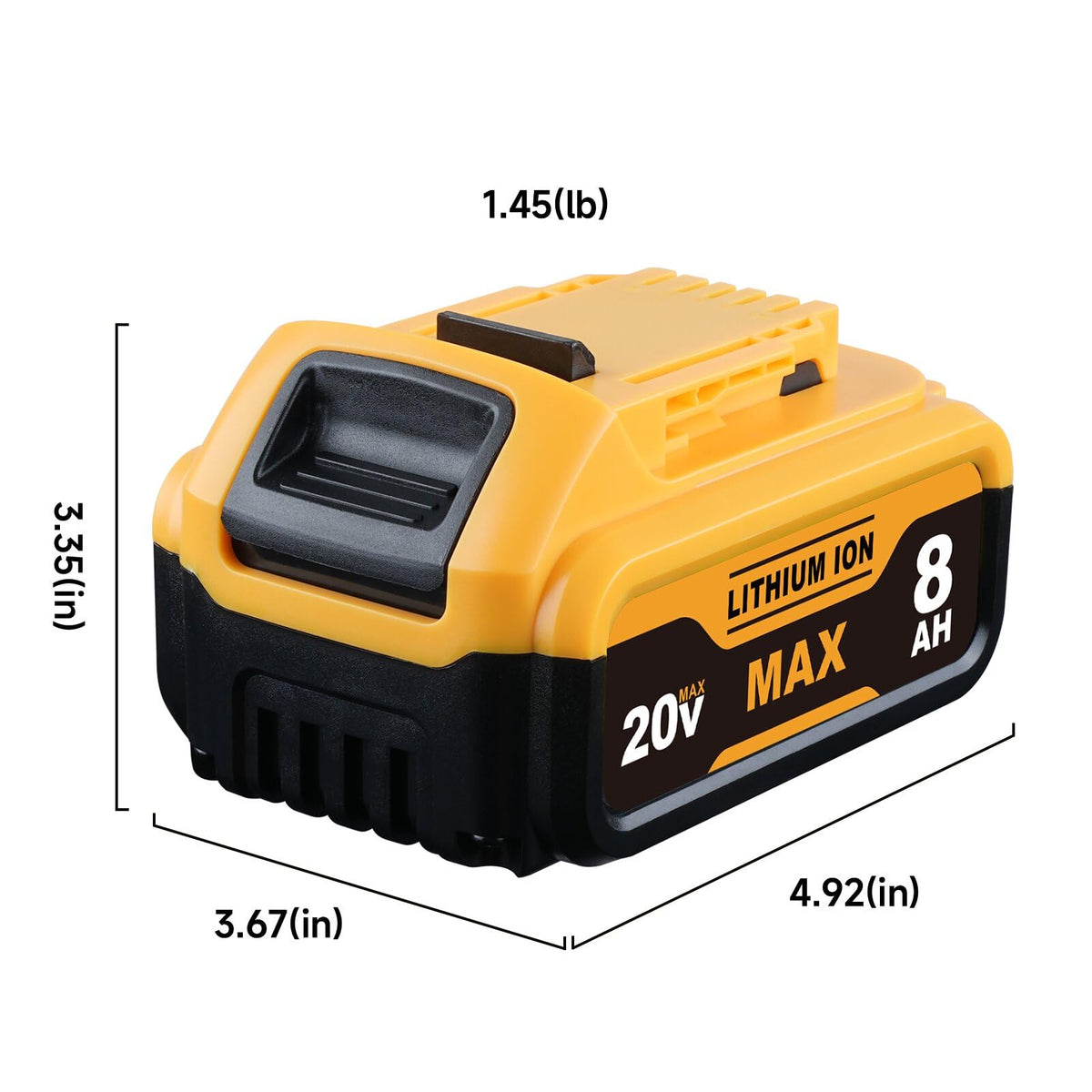 8.0Ah Rechargeable Replacement Battery 2-Pack K807