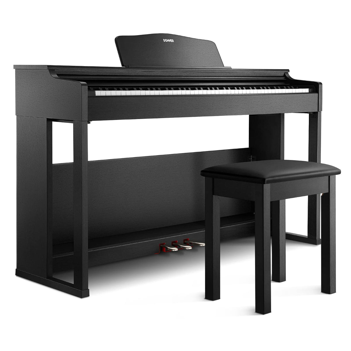 88 Key Weighted Graded Hammer-Action Digital Piano with Bench P967