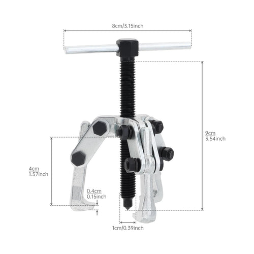 2.36 Inch Adjustable High Carbon Steel 3-Jaw Gear Puller Tool T16550