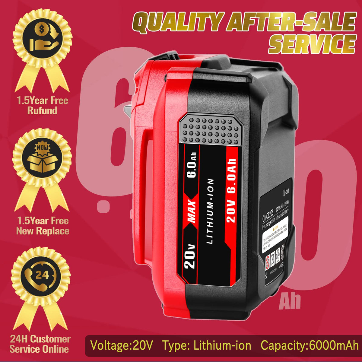 20V Replacement Battery O387593