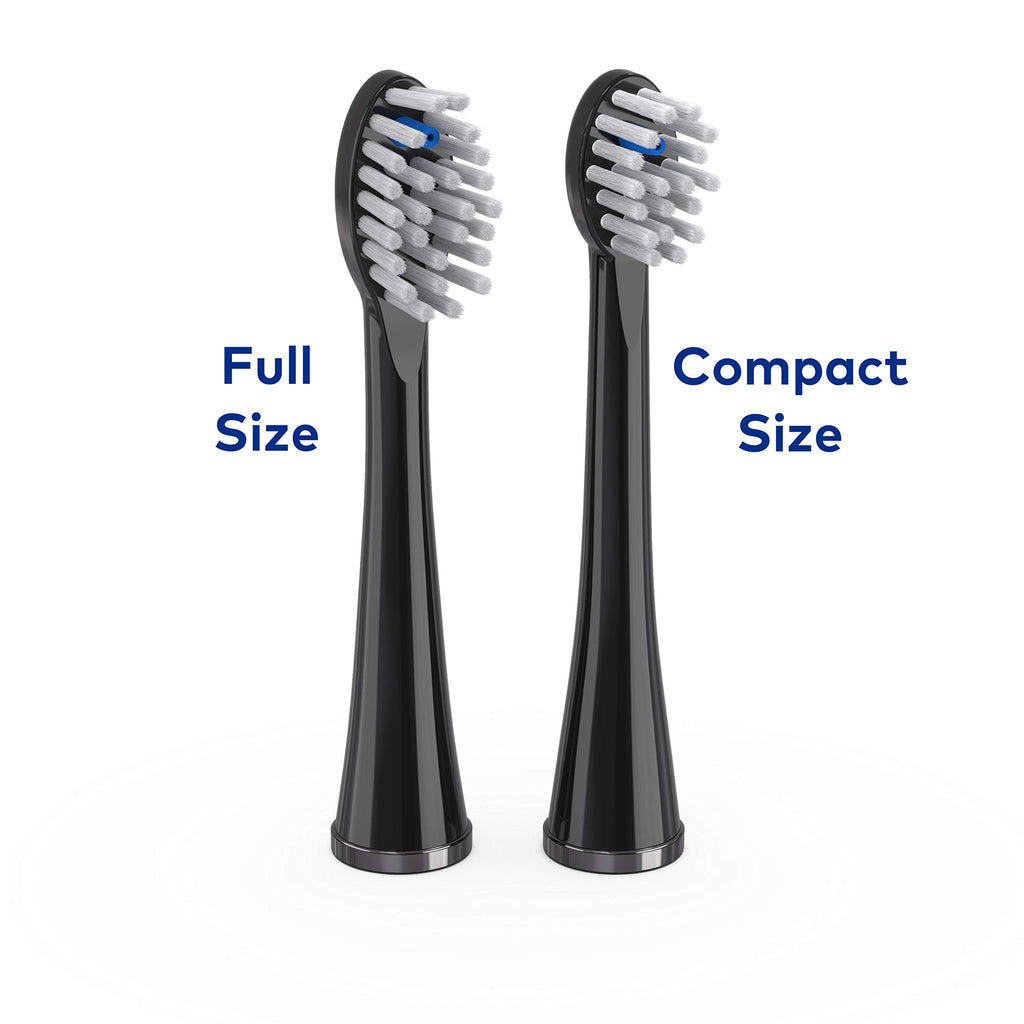 Black Replacement Brush Heads, 2 Count I238096