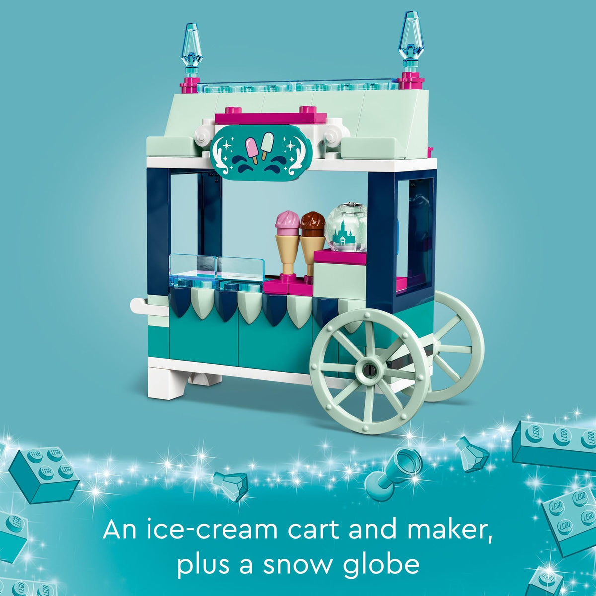 Frozen Building Set with Elsa Mini-Doll and Snowgie Figure T87473