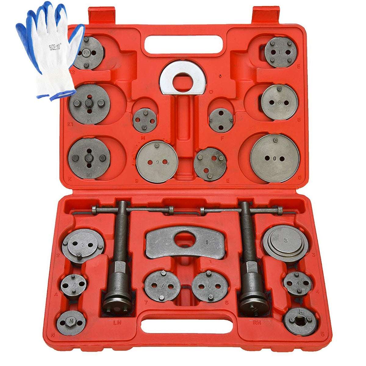 Disc Brake Caliper Compressor Wind Back Tool 24pc I56601