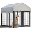 Large Heavy Duty Outdoor Dog Kennel with Roof D43228