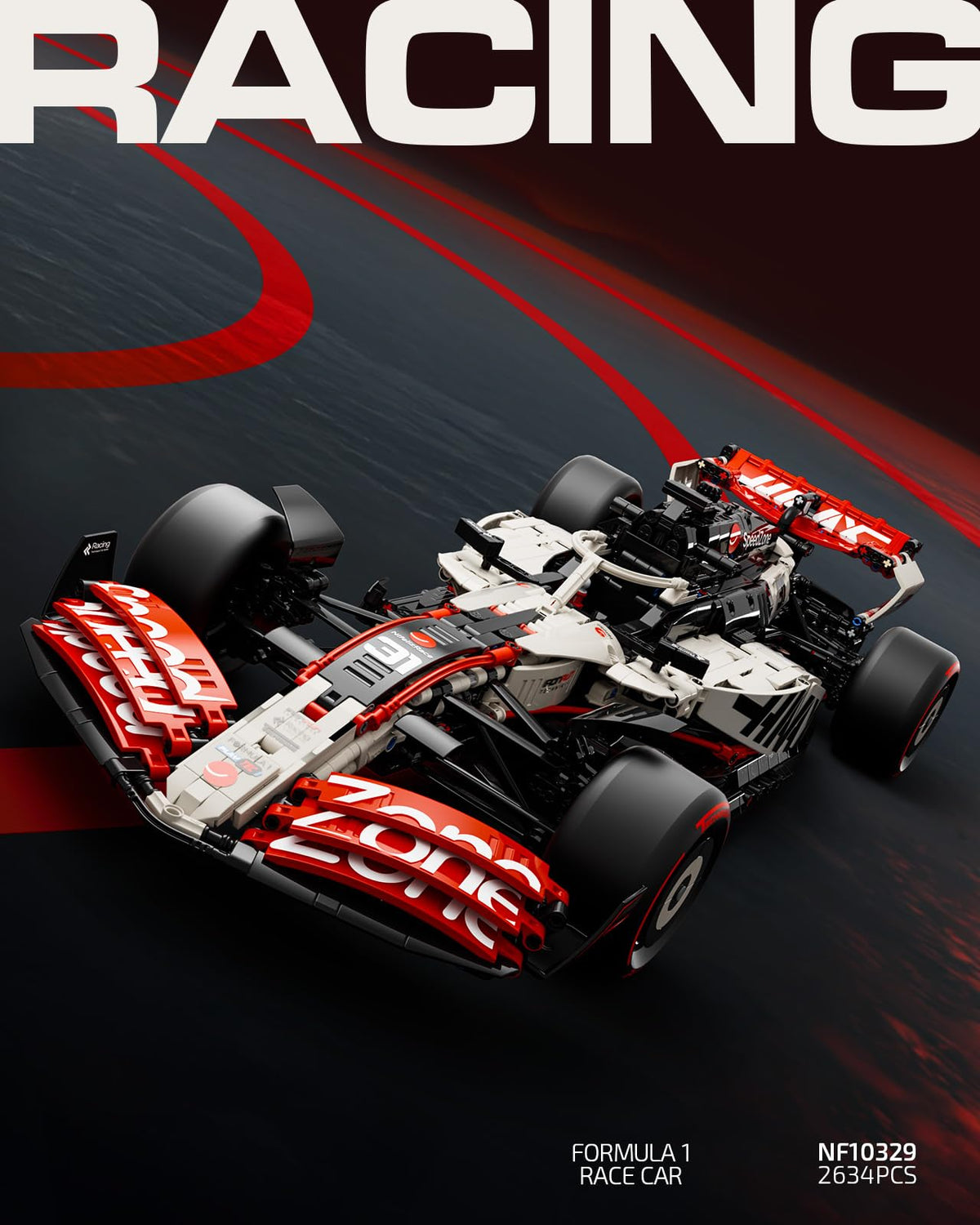 Formula 1 Racing Car Building Set W6983