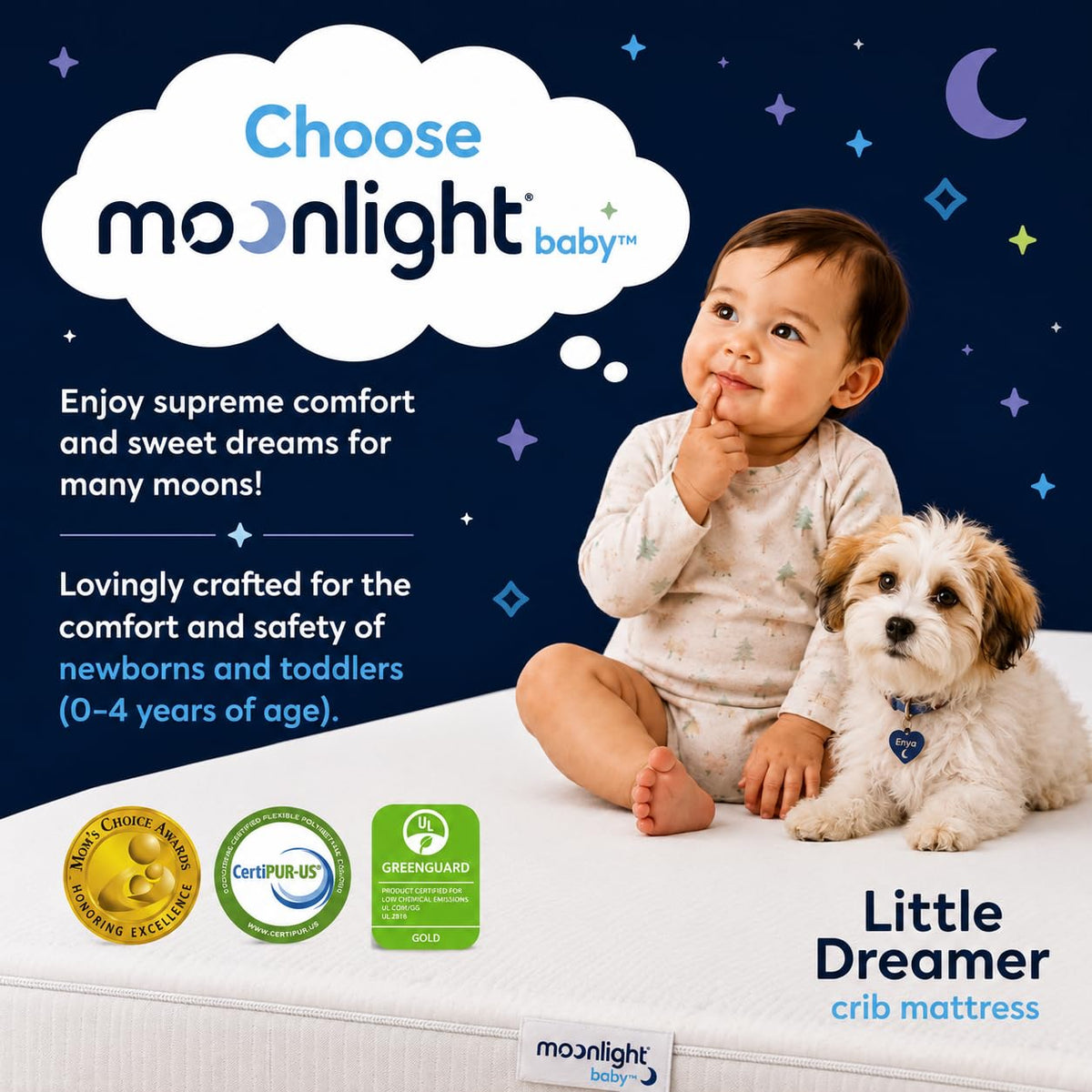 Dual-Sided Baby & Toddler Crib Mattress G83371