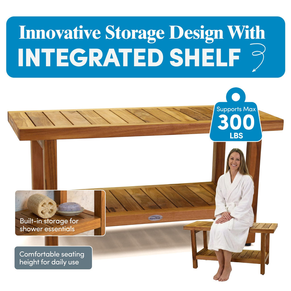 Teak Shower Bench H578