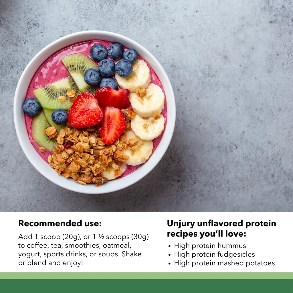 Vegan Unflavored Protein Powder 20 Servings D249686
