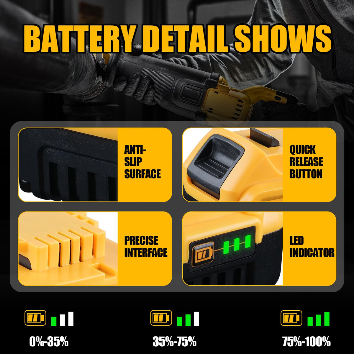 8.0Ah Rechargeable Replacement Battery 2-Pack K807