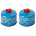 Iso-Butane Camping Fuel Gas Canister 230gram 2 Pack T237057