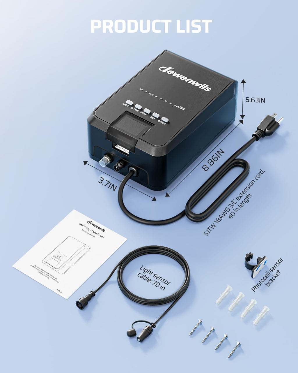 200W Low Voltage Landscape Transformer P795073