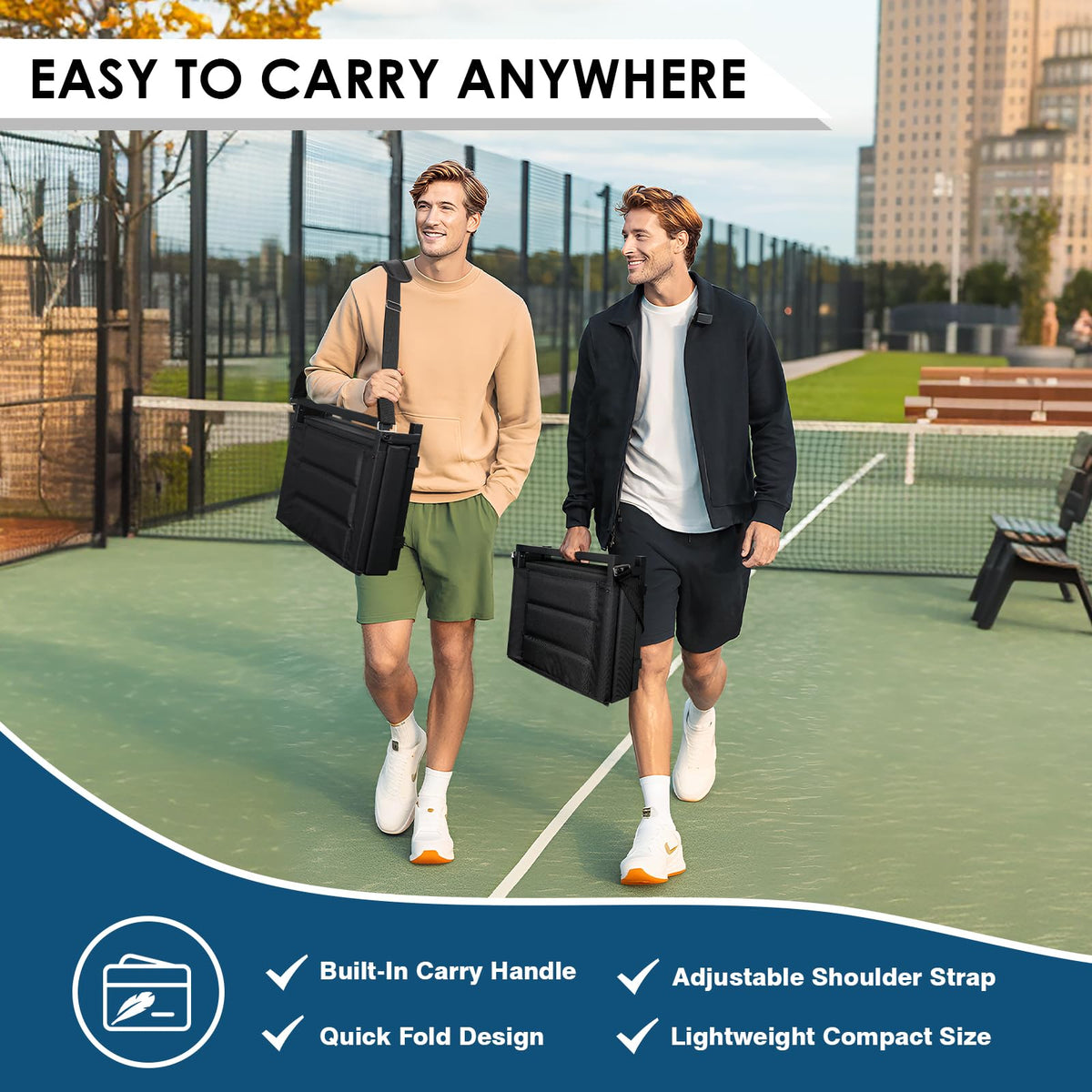 Portable Folding Bleacher Chair 2 Pack Z268