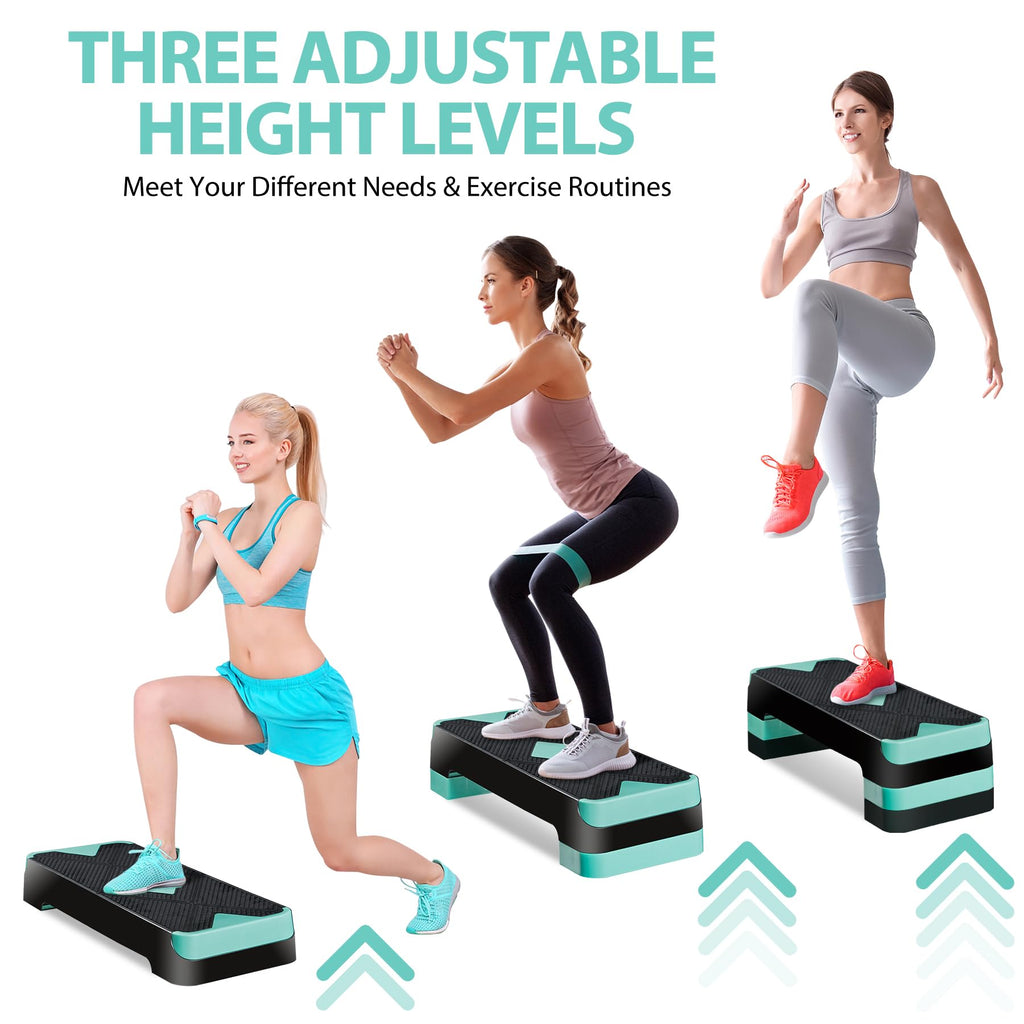 26.5 Inch Adjustable Aerobic Exercise Step Platform C630
