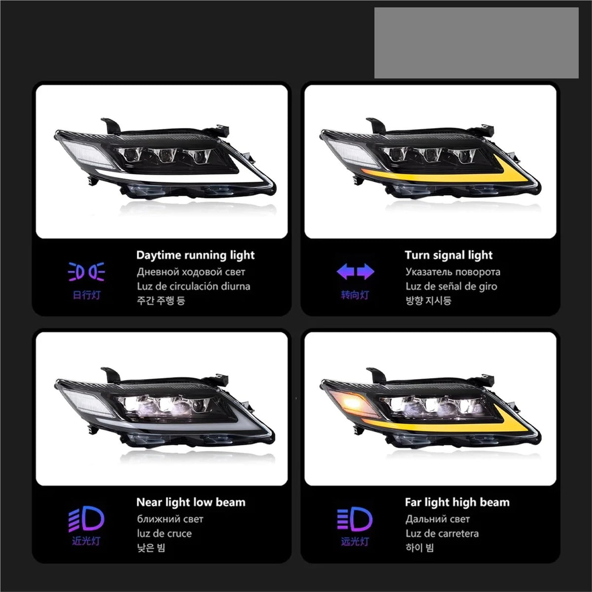 Toyota Camry LED Headlight O889