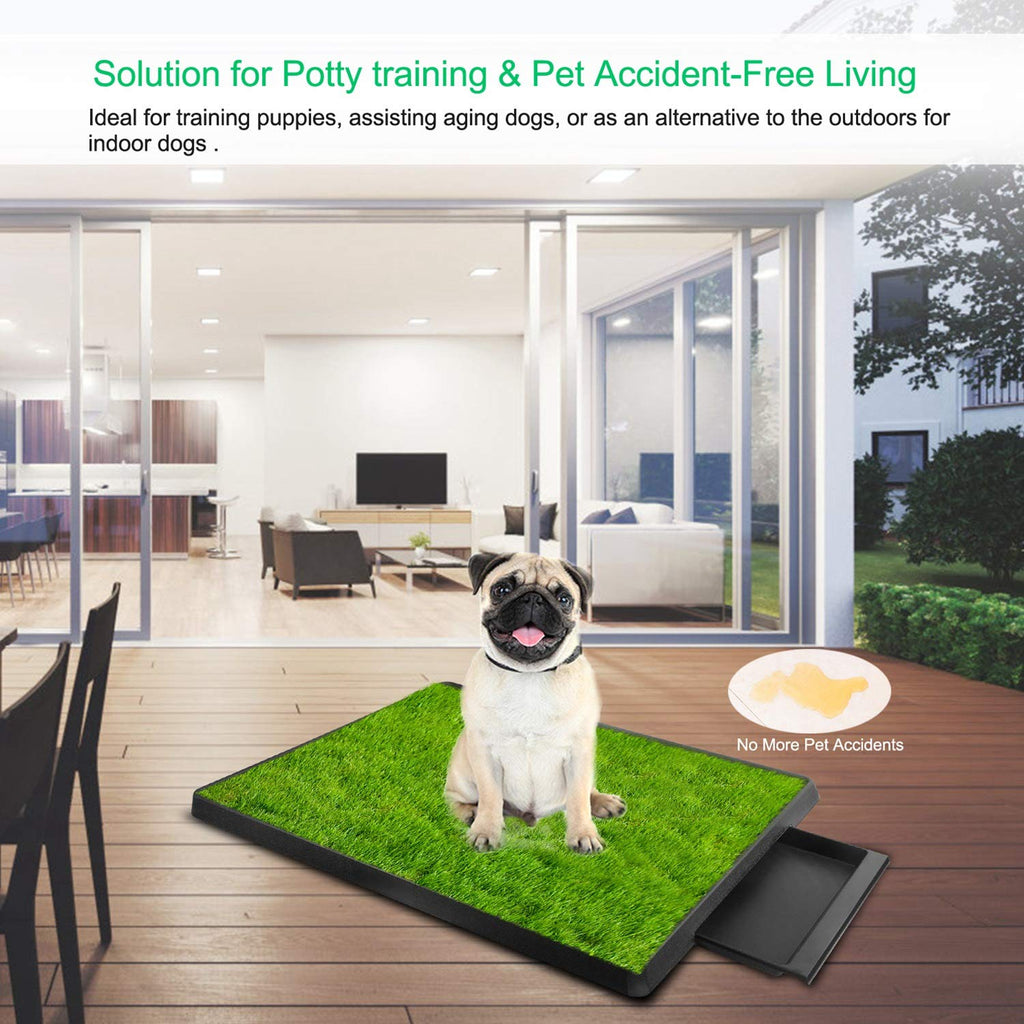 Indoor Dog Toilet with Artificial Grass 25" x 20" V1307