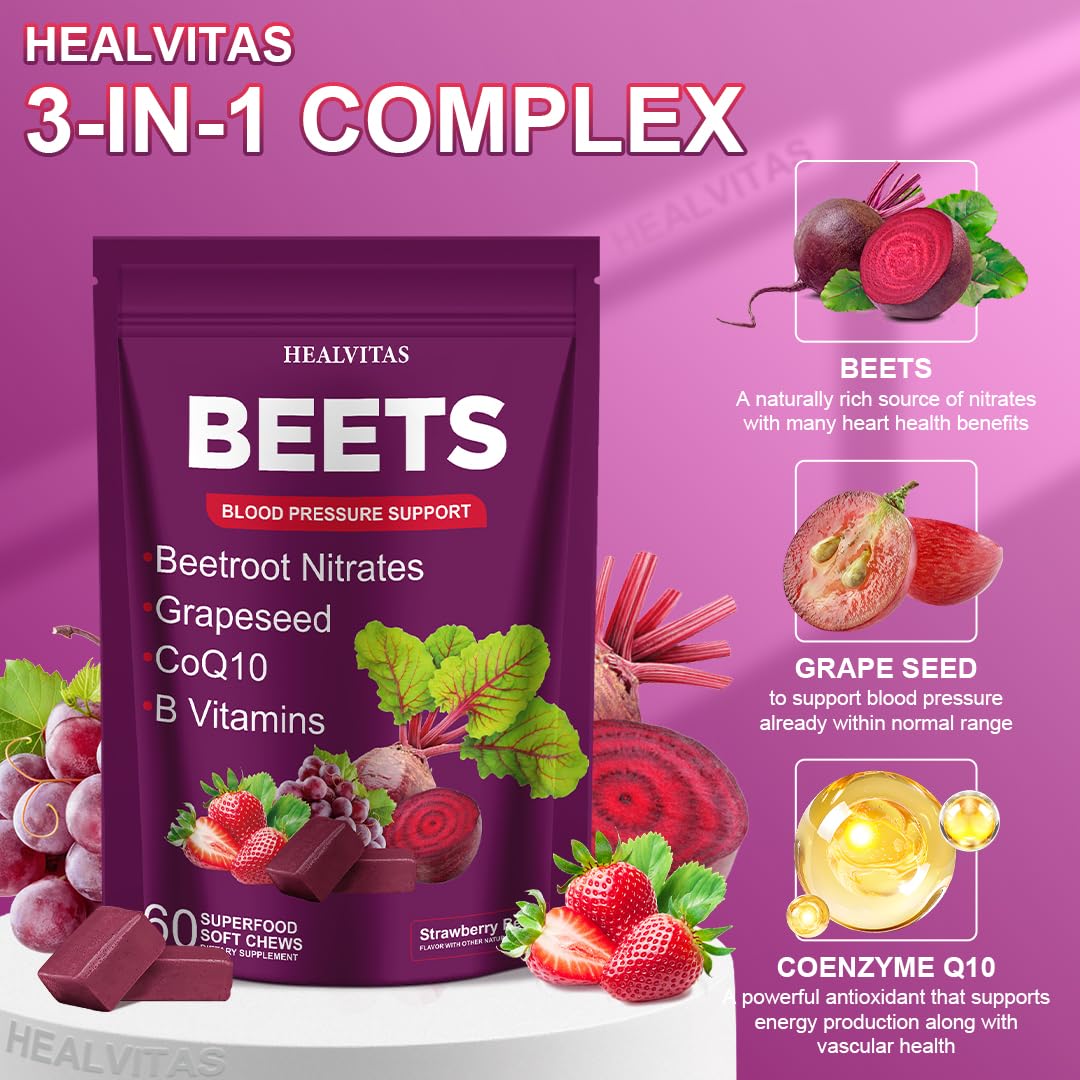 Blood Pressure Support Soft Chews, 60 Count H187