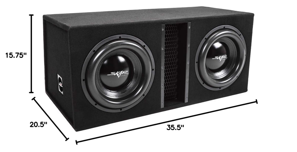 Dual 12" Vented Subwoofer Enclosure Z591113