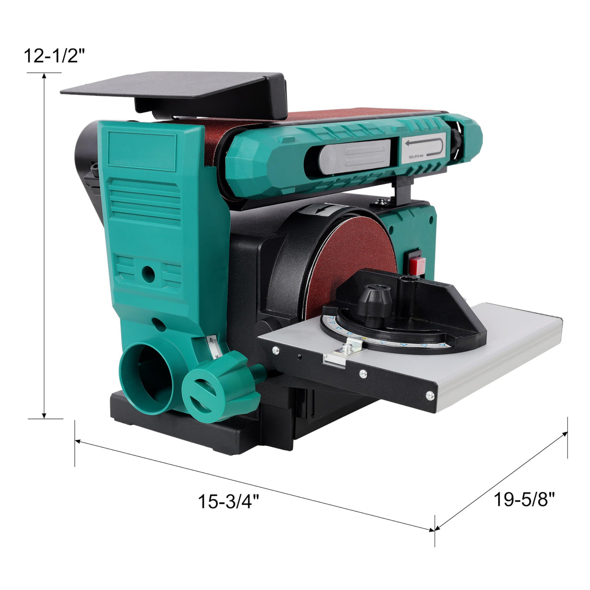 6" Disc and 4 x 36 in. Belt Sander with Aluminum Worktable U397