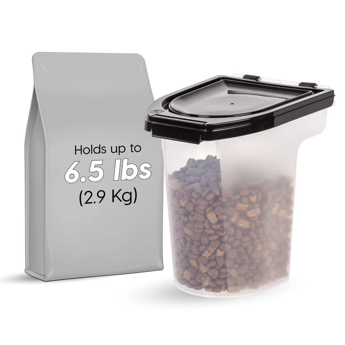 Black Dog Food Storage Container A254696