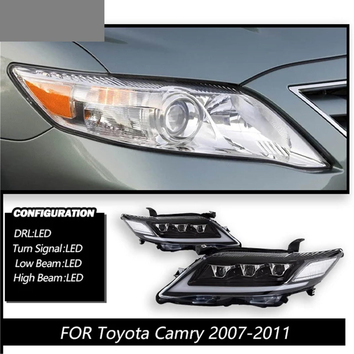 Toyota Camry LED Headlight O889