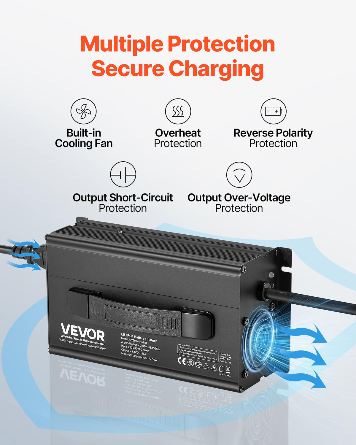 36V 18A Lithium Battery Charger N595