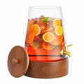 2 Gallon Glass Drink Dispenser with Spigot S25444
