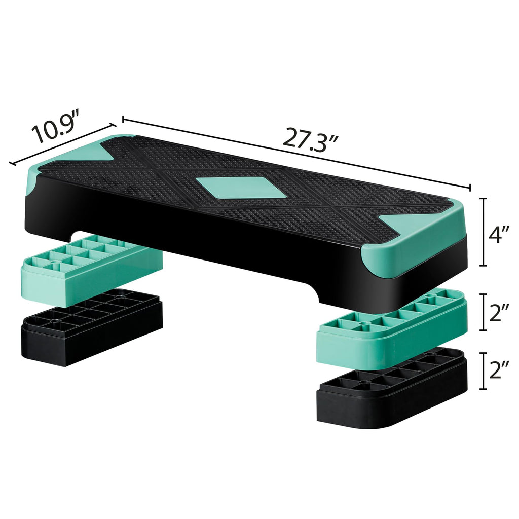 26.5 Inch Adjustable Aerobic Exercise Step Platform C630