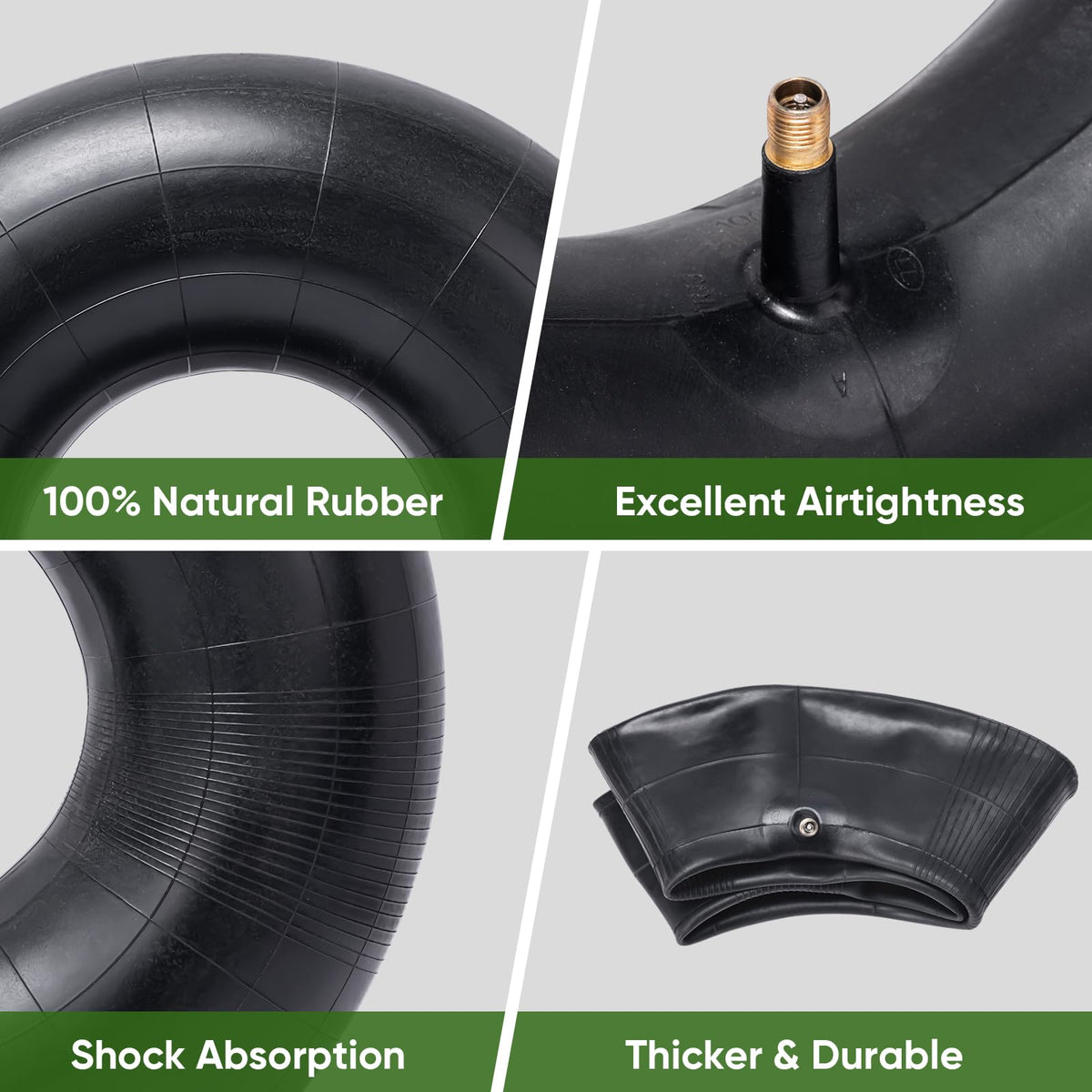 15x6.00-6 Lawn Mower Tires Inner Tube, 2 Pack E7051