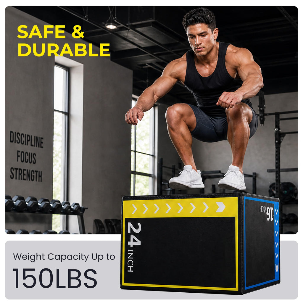3-in-1 Foam Plyo Box A89644