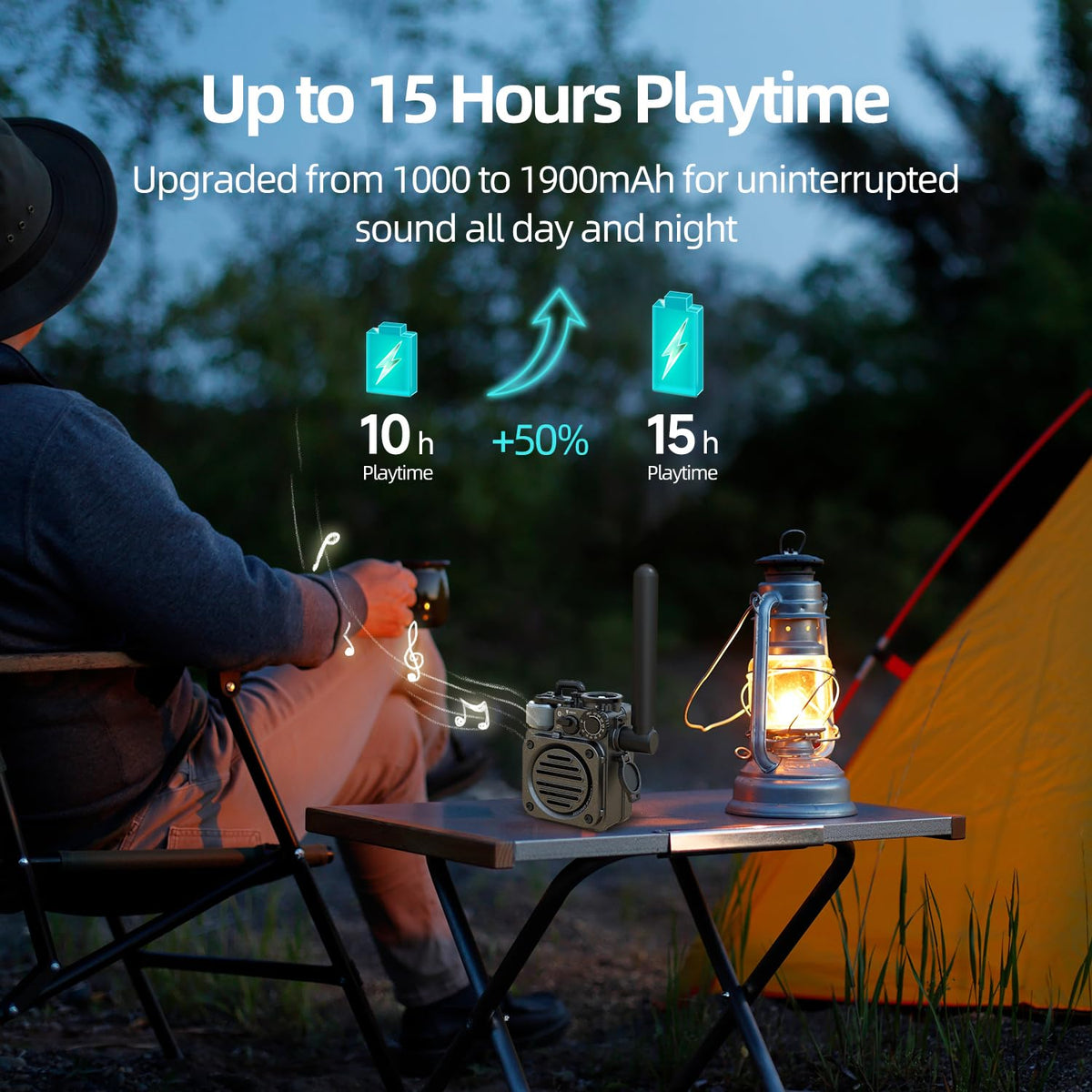 Portable Wireless Bluetooth Speaker with FM Radio O9395