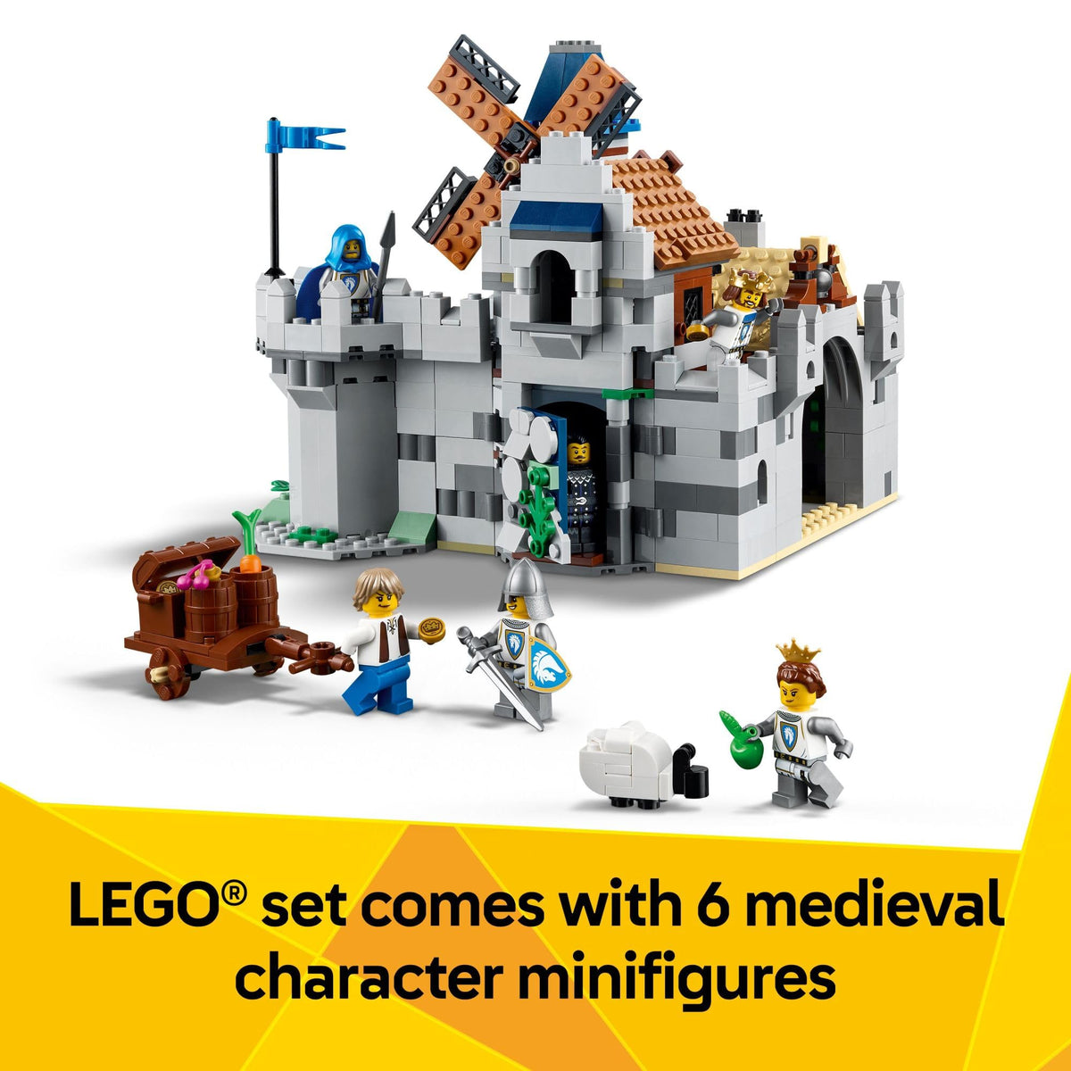 Medieval Horse Knight Castle Building Toy T41862