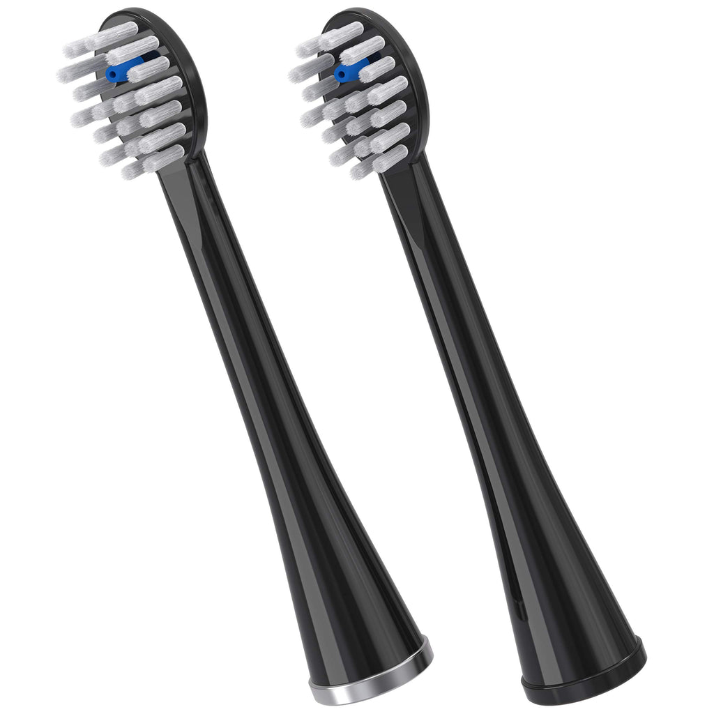 Black Replacement Brush Heads, 2 Count I238096