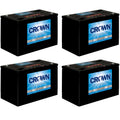 6V AGM Sealed Deep Cycle Battery 215Ah 4 Pack Q745