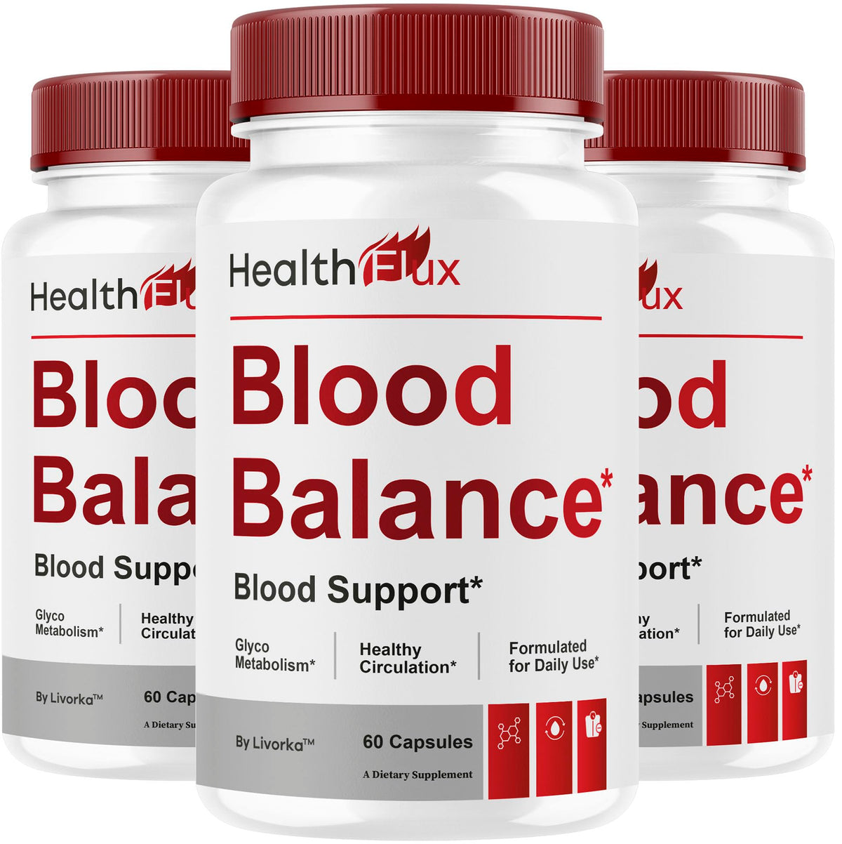 Health Flux Support Supplement Capsules 180 Capsules Q6837